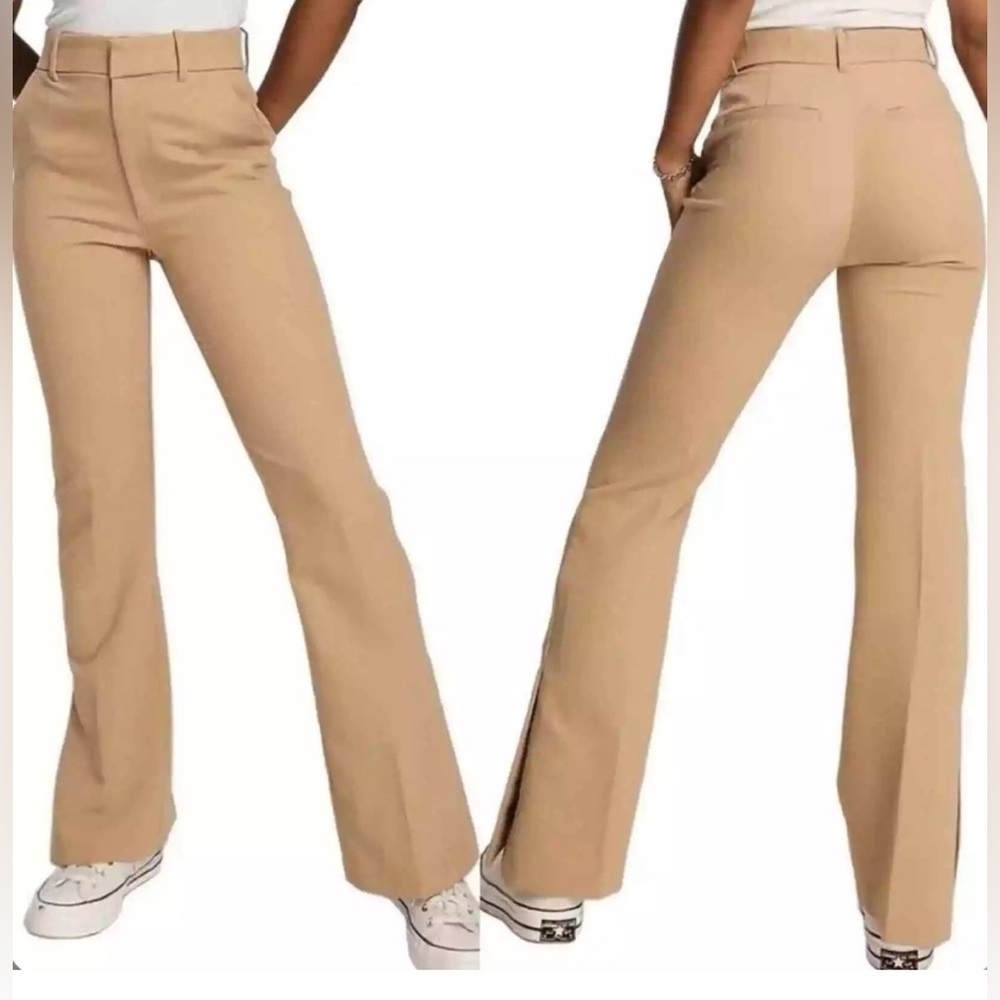 Abercrombie & Fitch Tan Flare Pants